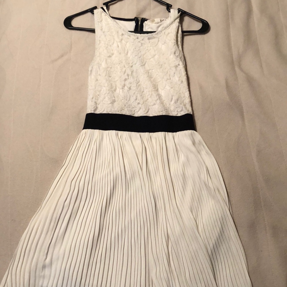 White flowing dress